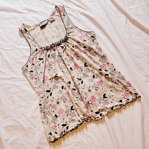 J.Appel floral cotton sleeveless pajama top